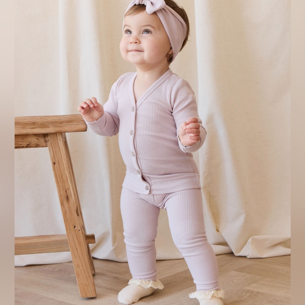 Adorable Baby Ribbed Outfit
